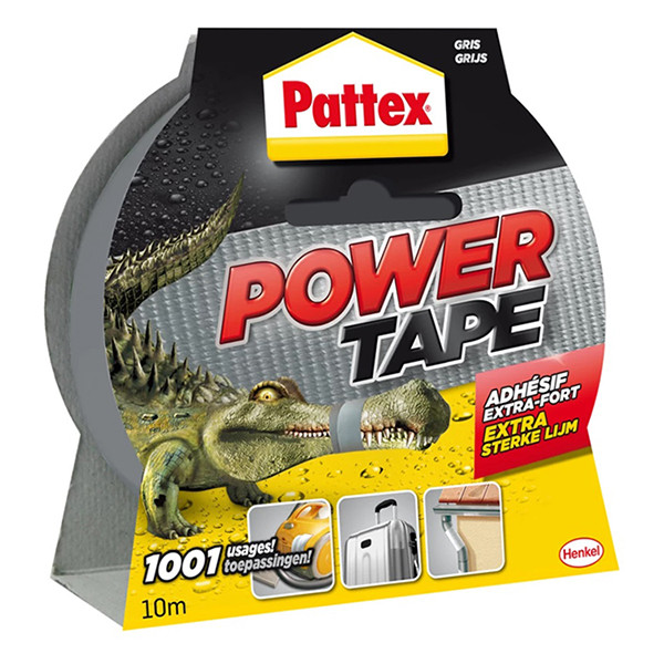 Duct tape 50mm x 10m | Pattex Power tape grey 206201 - 1