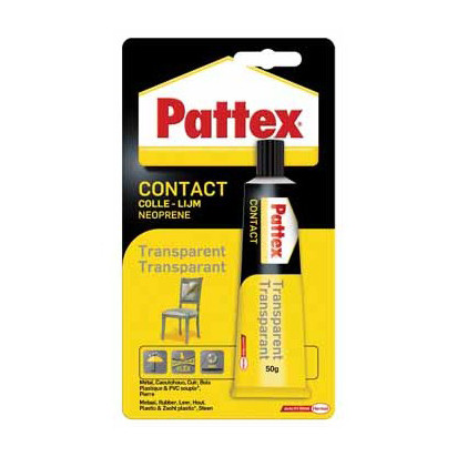 Pattex transparent contact glue tube, 50g 1563743 206211 - 1