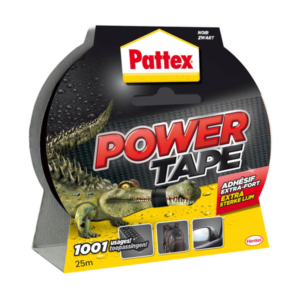 Pattexblack adhesive power tape, 50mm x 25m 1669824 206202 - 1