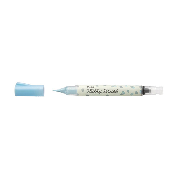 Brush pen | pastel light blue | Pentel Milky XGFH-PSX 210228 - 1