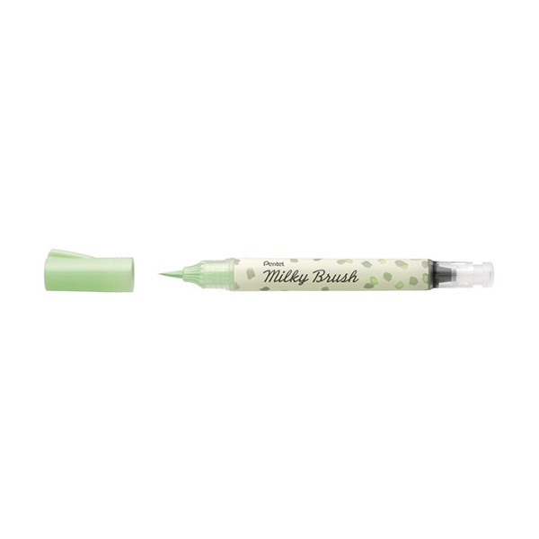 Brush pen | pastel light green | Pentel Milky XGFH-PKX 210226 - 1