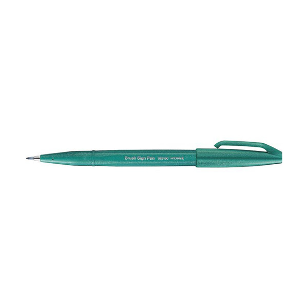 Brush pen | turquoise green | Pentel Sign 210113 - 1