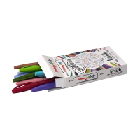 Brush pens set | pastel colours | Pentel SES15C | 12-pack 210336