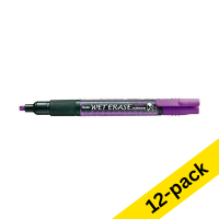 Chalk marker 1.5 - 4mm chisel | purple | Pentel SMW26 | 12-pack