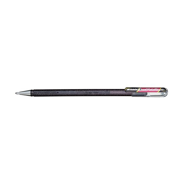 Pentel Dual Metallic black/metallic red rollerball pen 016771 K110-DAX 210188 - 1