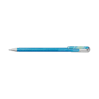Pentel Dual Metallic blue grey/metallic blue/silver rollerball pen 018591 210202