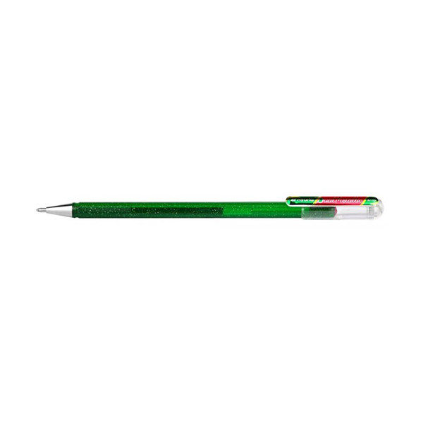 Pentel Dual Metallic green/metallic red rollerball pen 017974 K110-DBDX 210198 - 1
