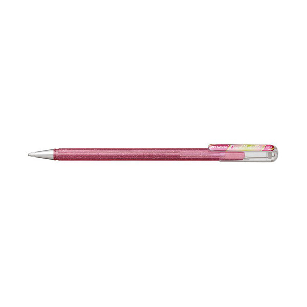 Pentel Dual Metallic light pink/metallic green/gold rollerball pen 018604 210203 - 1