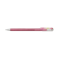 Pentel Dual Metallic light pink/metallic green/gold rollerball pen 018604 210203
