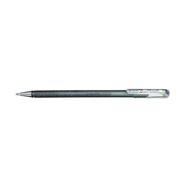 Pentel Dual Metallic silver rollerball pen 016841 K110-DXX 210195 - 1