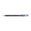 Pentel Dual Metallic violet/metallic blue rollerball pen