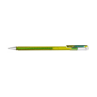 Pentel Dual Metallic yellow/metallic green rollerball pen 017999 K110-DDGX 210200