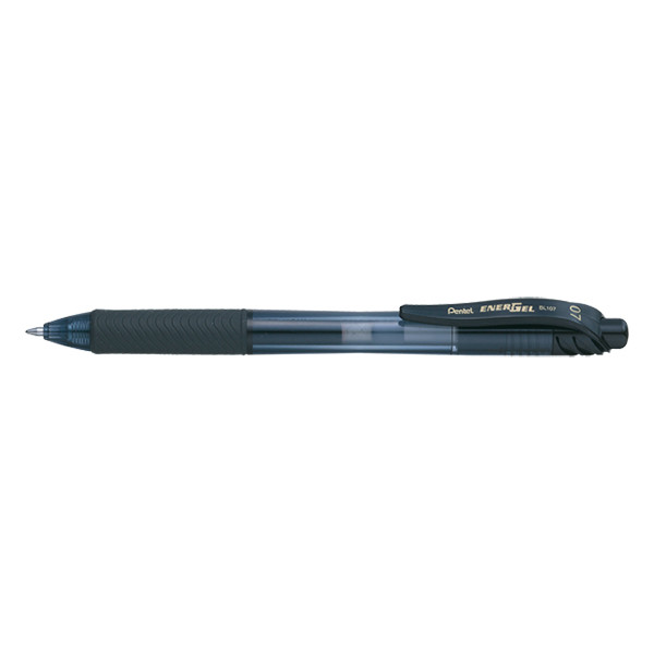 Pentel Energel BL107 black rollerball pen BL107-AX 210034 - 1