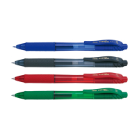 Pentel Energel BL107 blue/black/red/green rollerball pen set (4-pack)  209999