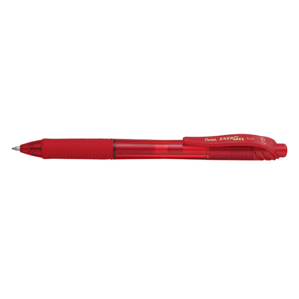 Pentel Energel BL107 red rollerball pen BL107-BX 210035 - 1