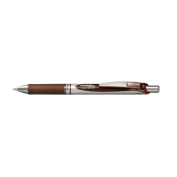 Pentel Energel BL77 brown rollerball pen (12-pack) 210070