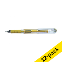 Gel pen | 0.5mm | gold | Pentel K230M | 12-pack 210182