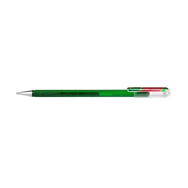Gel pen | 0.5mm | green/metallic red | Pentel K230M 210198 - 1