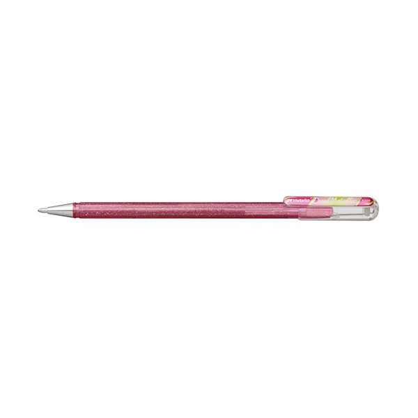 Gel pen | 0.5mm | light pink/metallic green/gold | Pentel K230M 210203 - 1