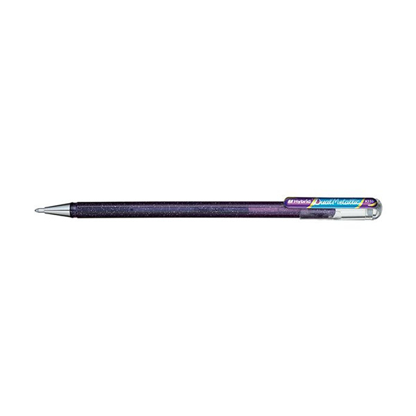 Gel pen | 0.5mm | violet/metallic blue | Pentel K230M 210193 - 1