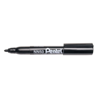Pentel Green-Label NN50 black permanent marker (1.3mm - 3mm round) 004645 210342