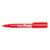 Pentel Green-Label NN50 red permanent marker (1.3mm - 3mm round) 210343 - 1
