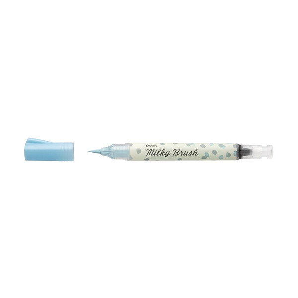 Pentel Milky XGFH-PKX pastel light blue brush pen 020538 210228 - 1