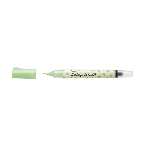 Pentel Milky XGFH-PKX pastel light green brush pen 020512 210226 - 1