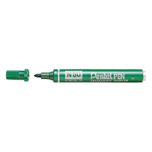 Pentel N50 green permanent marker N50-D 210085 - 1