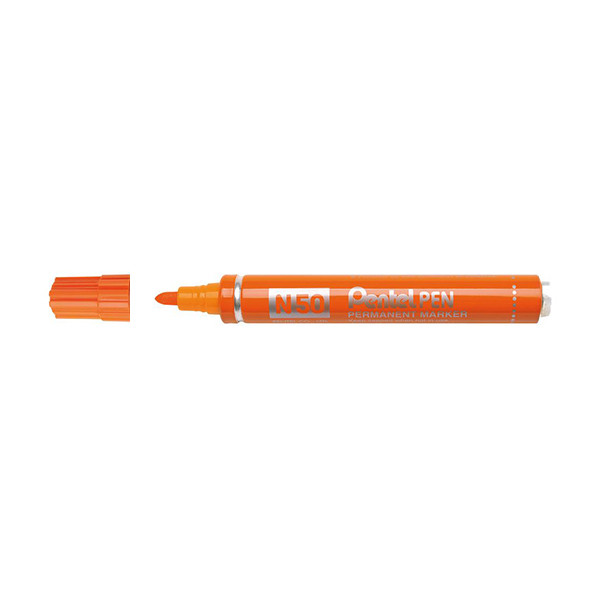 Pentel N50 orange permanent marker N50-FE 210328 - 1