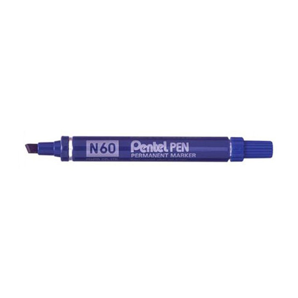 Pentel N60 blue permanent marker N60-CE 210091 - 1