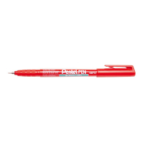 Pentel NMF50 red permanent marker (0.6mm round) 210340