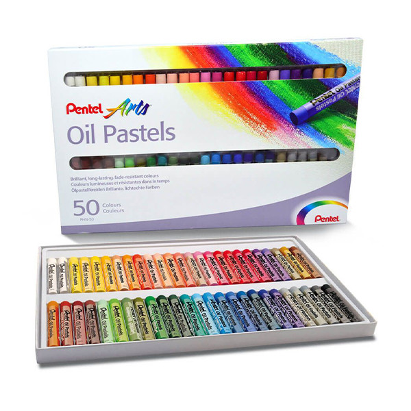 Oil pastel set | Pentel PHN4 | 50-pack 246441 - 1