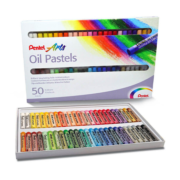 Pentel PHN4 oil pastel pack (50-pack) 013844 246441 - 1