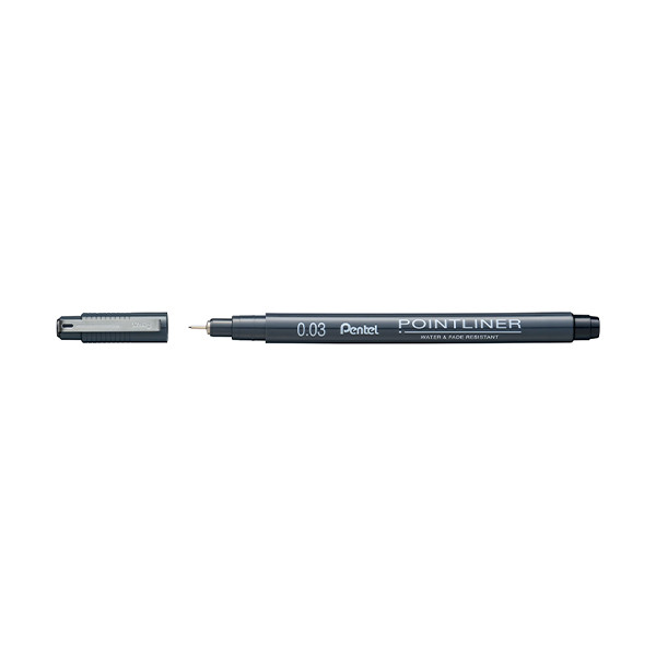 Pentel Pointliner S20P black fineliner (0.03mm) S20P-03A 210309 - 1