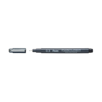 Pentel Pointliner S20P black fineliner (0.3mm) 018139 210302