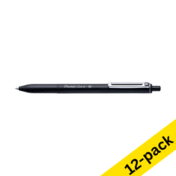 Rollerball pen | black | Pentel iZee BX470 | 12-pack 210158 - 1