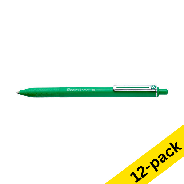 Rollerball pen | green | Pentel iZee BX470 | 12-pack 210164 - 1