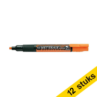 Pentel SMW26 orange chalk marker 1.5mm - 4.0mm chisel (12-pack)