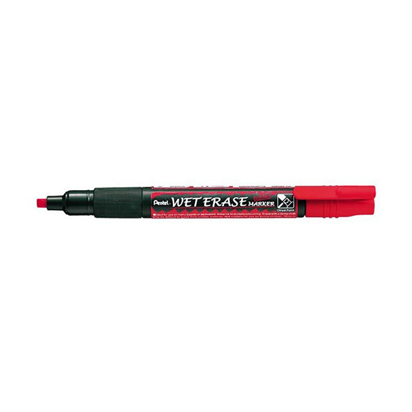Pentel SMW26 red chalk marker (1.5mm - 4.0mm chisel) 011687 210239 - 1