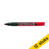 Pentel SMW26 red chalk marker 1.5mm - 4.0mm chisel (12-pack)