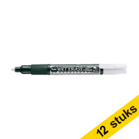 Pentel SMW26 white chalk marker (1.5mm - 4.0mm chisel) (12-pack)