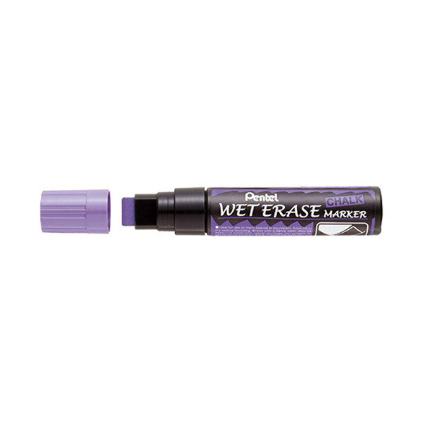 Pentel SMW56 purple chalk marker (8mm - 16mm chisel) 012737 210265 - 1