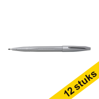 Pentel Sign S520 grey fineliner (0.8mm) (12-pack)