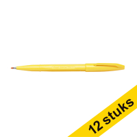 Pentel Sign S520 yellow fineliner (0.8mm) (12-pack)
