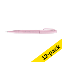 Pentel Sign SES15C light pink brush pen (12-pack)