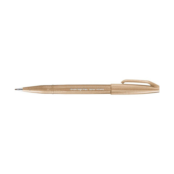 Pentel Sign light brown brush pen SES15C-E2 210116 - 1