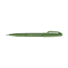 Pentel Sign olive green brush pen