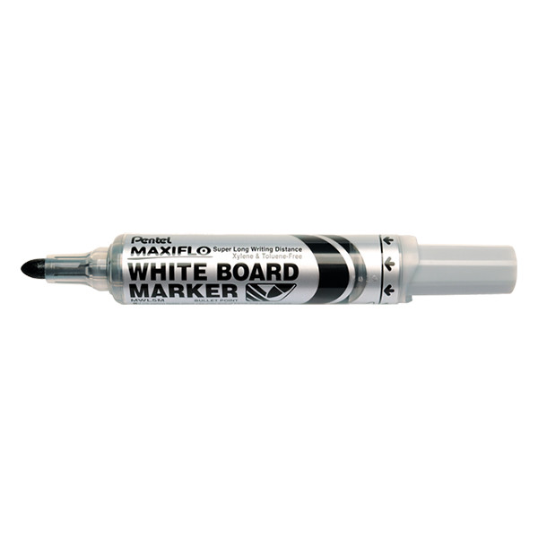 Whiteboard marker 2.5 - 3.0mm round tip | black | Pentel Maxiflo 246367 - 1