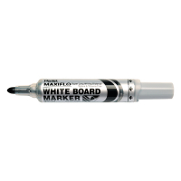 Whiteboard marker 2.5 - 3.0mm round tip | black | Pentel Maxiflo 246367